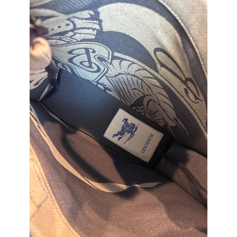 Burberry Unisex Cotton LL EKD Tote in Knight Blue, large, with graphic, 8090432 - Picture 11 of 14